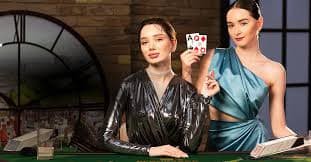 5d macau VIP Club live dealer studio with multiple camera angles and professional croupier at blackjack table